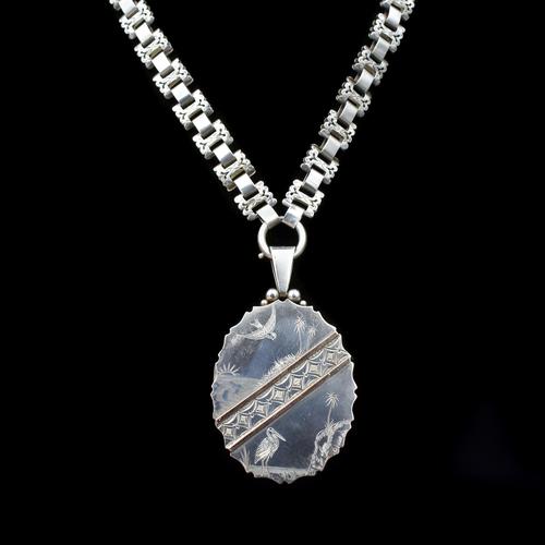 Antique Aesthetic Large Rose Gold & Sterling Silver Locket & Collar Necklace (1 of 12) Antique Aesthetic Large Rose Gold & Sterling Silver Locket & Collar Necklace (1 of 12)