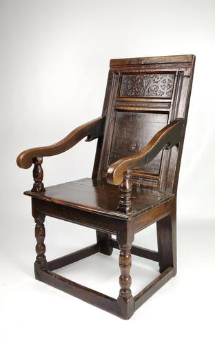 Early 17th Century English Wainscot Chair (1 of 10)