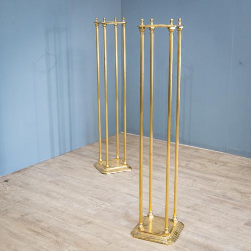 Pair of Brass Plant Stands (1 of 8) Pair of Brass Plant Stands (1 of 8)