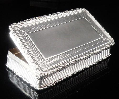 Sterling Silver Snuff Box, Francis Clark, Birmingham 1827 Antique (1 of 12) Sterling Silver Snuff Box, Francis Clark, Birmingham 1827 Antique (1 of 12)