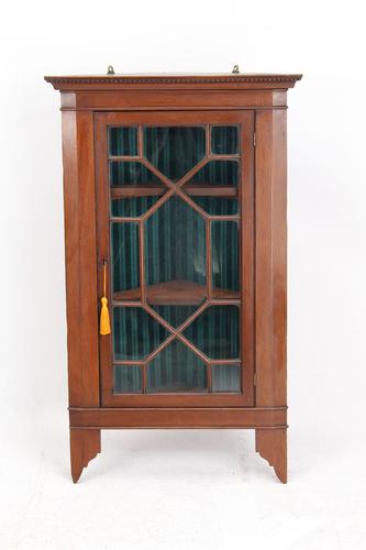 Small Edwardian Mahogany Hanging Cabinet (1 of 13)