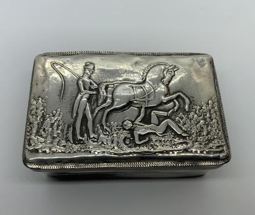 Dutch Silver Table Snuff Box (1 of 8) Dutch Silver Table Snuff Box (1 of 8)