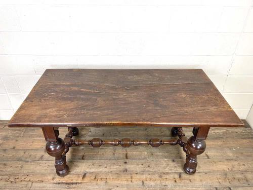 Antique 19th Century Country Oak Dining Table (1 of 10)