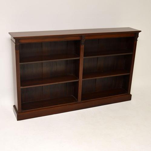 Antique Victorian Mahogany Open Bookcase (1 of 9) Antique Victorian Mahogany Open Bookcase (1 of 9)