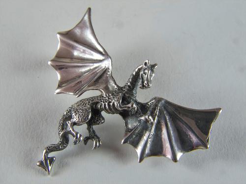 Heavy Silver Mythical Dragon Brooch (1 of 3) Heavy Silver Mythical Dragon Brooch (1 of 3)