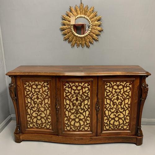 Gillows Serpentine Rosewood Sideboard (1 of 10)