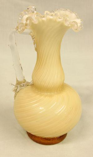 Antique Frilled Shaped Jug. (1 of 5) Antique Frilled Shaped Jug. (1 of 5)