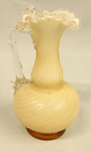 Antique Frilled Shaped Jug. (1 of 5)