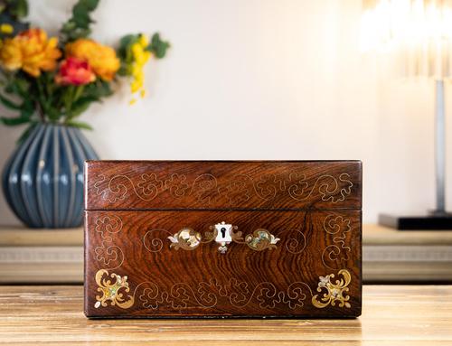 Stunning Fully Fitted Rosewood Vanity Box 1860 (1 of 16)