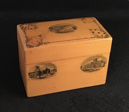 Victorian Mauchline Playing Card Box. (1 of 4) Victorian Mauchline Playing Card Box. (1 of 4)
