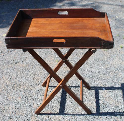 1900's Oak Butlers Tray (1 of 3)