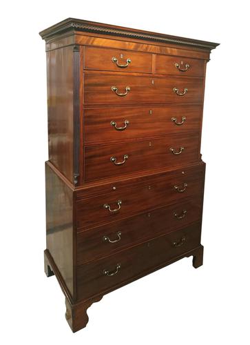 Exceptional Quality Georgian Mahogany Chest on Chest (1 of 10) Exceptional Quality Georgian Mahogany Chest on Chest (1 of 10)