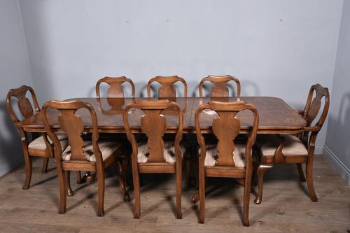 Walnut Dining Table & Eight Chairs (1 of 6)