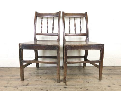 Pair of 19th Century Oak Farmhouse Chairs (1 of 12) Pair of 19th Century Oak Farmhouse Chairs (1 of 12)