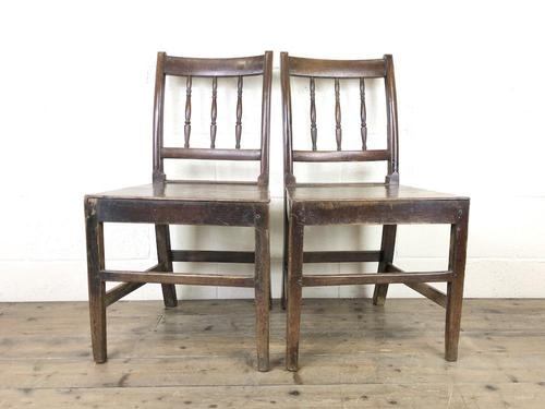 Pair of 19th Century Oak Farmhouse Chairs (1 of 12)