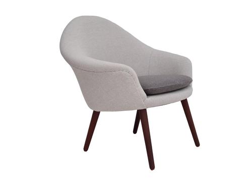 Danish Design, Hans Olsen, Completely Renovated-reupholstered Armchair 1960s, KVADRAT Wool & Teak (1 of 14)