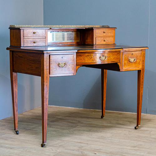 Inlaid Rosewood Desk (1 of 11) Inlaid Rosewood Desk (1 of 11)