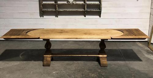 Large Oak Farmhouse Table with Extensions (1 of 30)