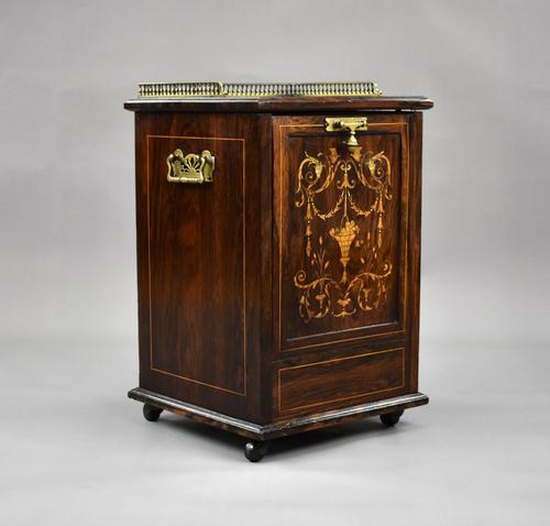 Victorian Rosewood Inlaid Coal Purdonium by Jas Shoolbred (1 of 16) Victorian Rosewood Inlaid Coal Purdonium by Jas Shoolbred (1 of 16)
