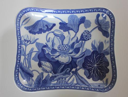 Antique Wedgwood Water Lily Rectangular Dish c.1810 (1 of 5)