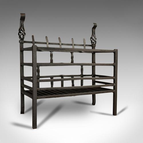 Antique Fire Basket, English, Cast Iron, Fireside Grate, Late Victorian c 1900 (1 of 10) Antique Fire Basket, English, Cast Iron, Fireside Grate, Late Victorian c 1900 (1 of 10)