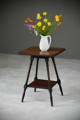 Late Victorian Two Tier Occasional Table (1 of 8)