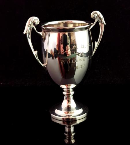 Vintage Sterling Silver Trophy Cup, Art Deco (1 of 9) Vintage Sterling Silver Trophy Cup, Art Deco (1 of 9)
