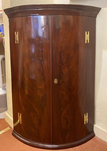 Regency Mahogany Corner Cupboard (1 of 5)