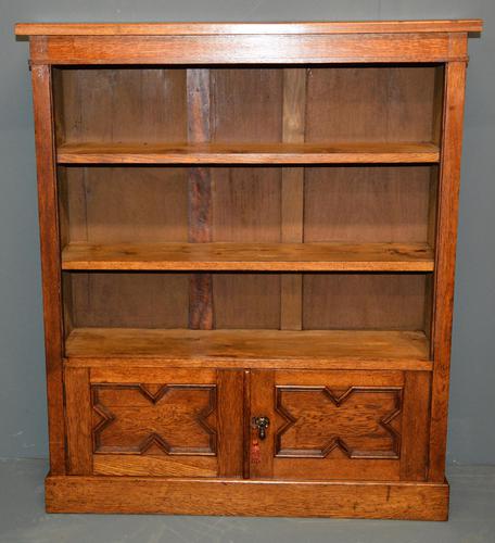 Oak Open Bookcase (1 of 3)