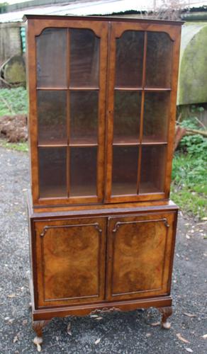 1960's Mahogany 2 Door Bookcase with Glazed Top. 1 Piece (1 of 6)