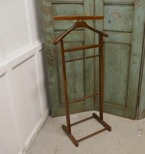 Art Deco Gentleman’s Floor standing Suit Hanger or Dumb Butler (1 of 1)