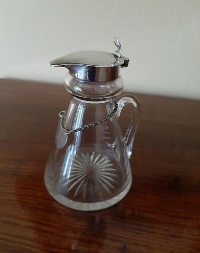 George VI Silver Whisky Noggin Decanter & Label (1 of 6)