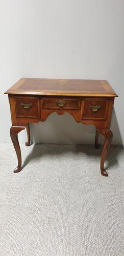 Burr Walnut Dressing Table Lowboy (1 of 10)