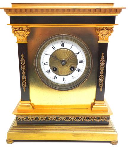 Wow! Amazing French Solid Ormolu Mantel Clock 8 Day Striking Mantle Clock (1 of 12)