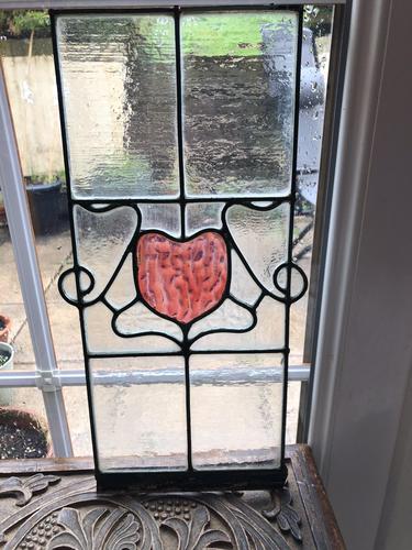 Antique Stained Glass Panel (1 of 12) Antique Stained Glass Panel (1 of 12)