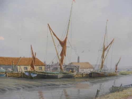 Watercolour Brick wharves near Milton Listed artist Alan Whitehead (Free shipping to Mainland England) (1 of 10) Watercolour Brick wharves near Milton Listed artist Alan Whitehead (Free shipping to Mainland England) (1 of 10)