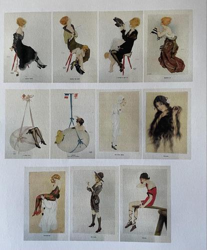 A Fabulous Set of Prints by Raphael Kirchner Published in 1918 (1 of 9) A Fabulous Set of Prints by Raphael Kirchner Published in 1918 (1 of 9)