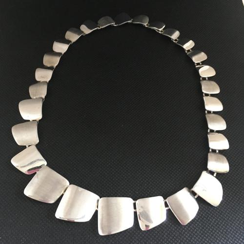 Danish Sterling Silver Necklace. 1960s. By G. Ellegaard Jorgensen (1 of 4) Danish Sterling Silver Necklace. 1960s. By G. Ellegaard Jorgensen (1 of 4)