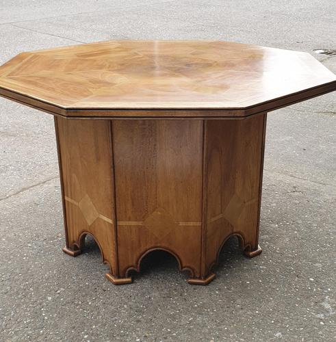 Marble Inlaid Walnut Centre Table (1 of 14) Marble Inlaid Walnut Centre Table (1 of 14)