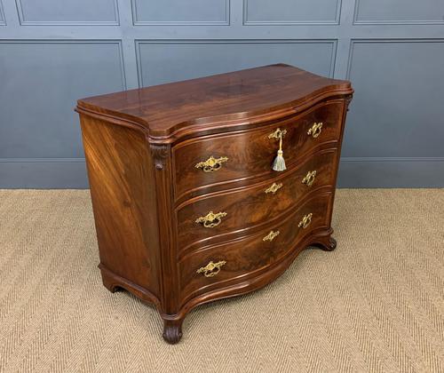 19th Century French Flame Mahogany Commode (1 of 20) 19th Century French Flame Mahogany Commode (1 of 20)