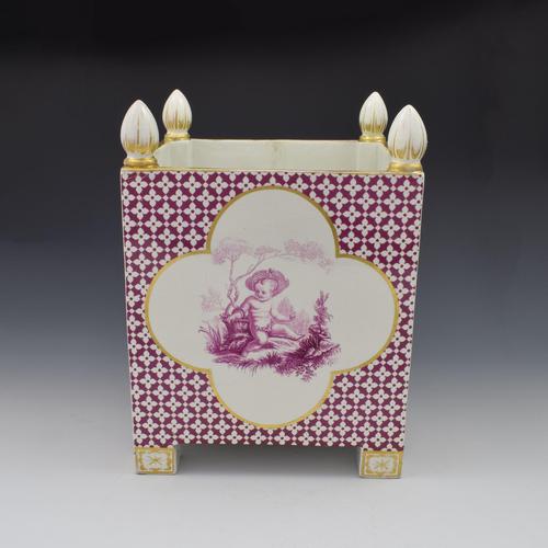 Large Victorian Minton Sevres Style Square Jardiniere (1 of 15)