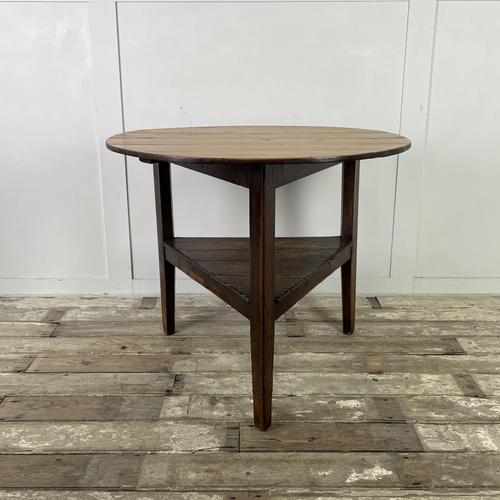 Early 19th C. Pine and Ash Cricket Table (1 of 7)