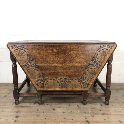 Early 20th Century Oak Gateleg Table (1 of 12)