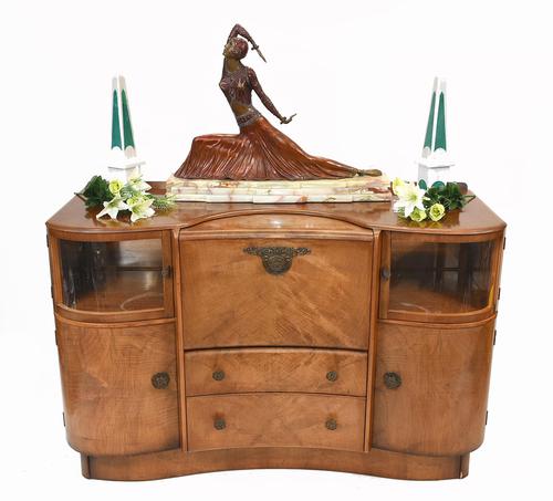 Art Deco Drinks Cabinet Walnut Vintage 1930s (1 of 16) Art Deco Drinks Cabinet Walnut Vintage 1930s (1 of 16)