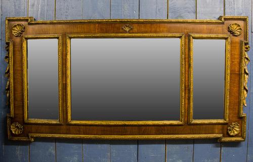 Antique Overmantle Mirror. Victorian Walnut & Gilt Framed Wall Mirror (1 of 8) Antique Overmantle Mirror. Victorian Walnut & Gilt Framed Wall Mirror (1 of 8)