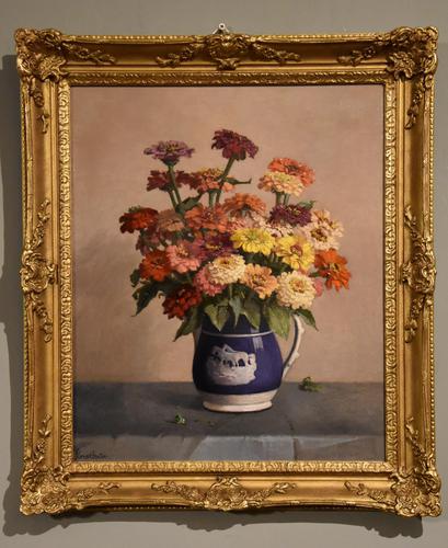 Oil Painting by John Ernest Foster “Summer Blooms” (1 of 7) Oil Painting by John Ernest Foster “Summer Blooms” (1 of 7)