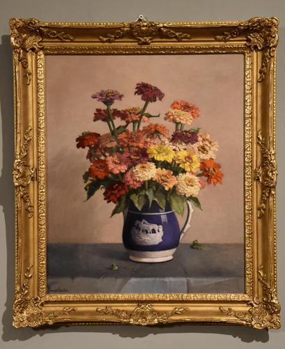 Oil Painting by John Ernest Foster “Summer Blooms” (1 of 7)