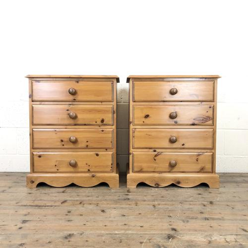 Pair of Pine Bedside Drawers (1 of 7)