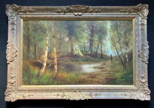 'John Williamson' Superb Woodland Landscape Oil Painting (1 of 11) 'John Williamson' Superb Woodland Landscape Oil Painting (1 of 11)