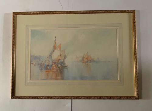 William Knox - Fine Watercolour Drawing of Grand Canal Venice (1 of 3) William Knox - Fine Watercolour Drawing of Grand Canal Venice (1 of 3)